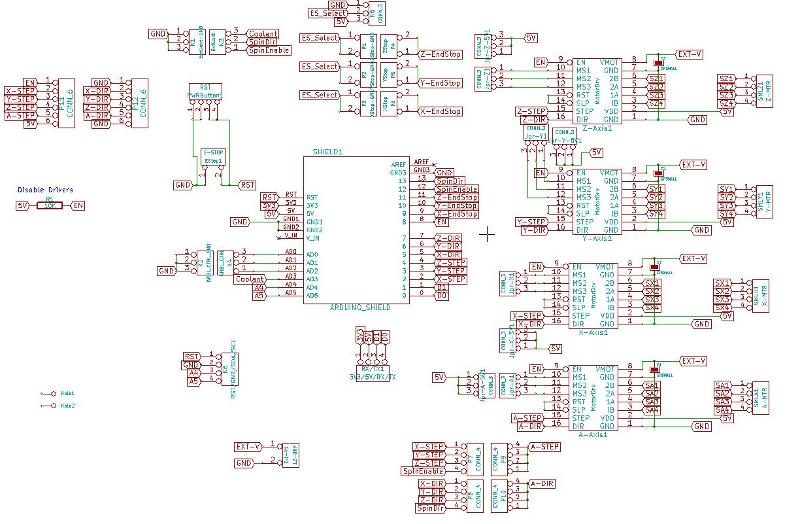 Arduino CNC shield V3 原理图