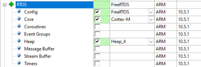 使用Keil包管理器创建STM32 Freertos工程时需要注意的问题